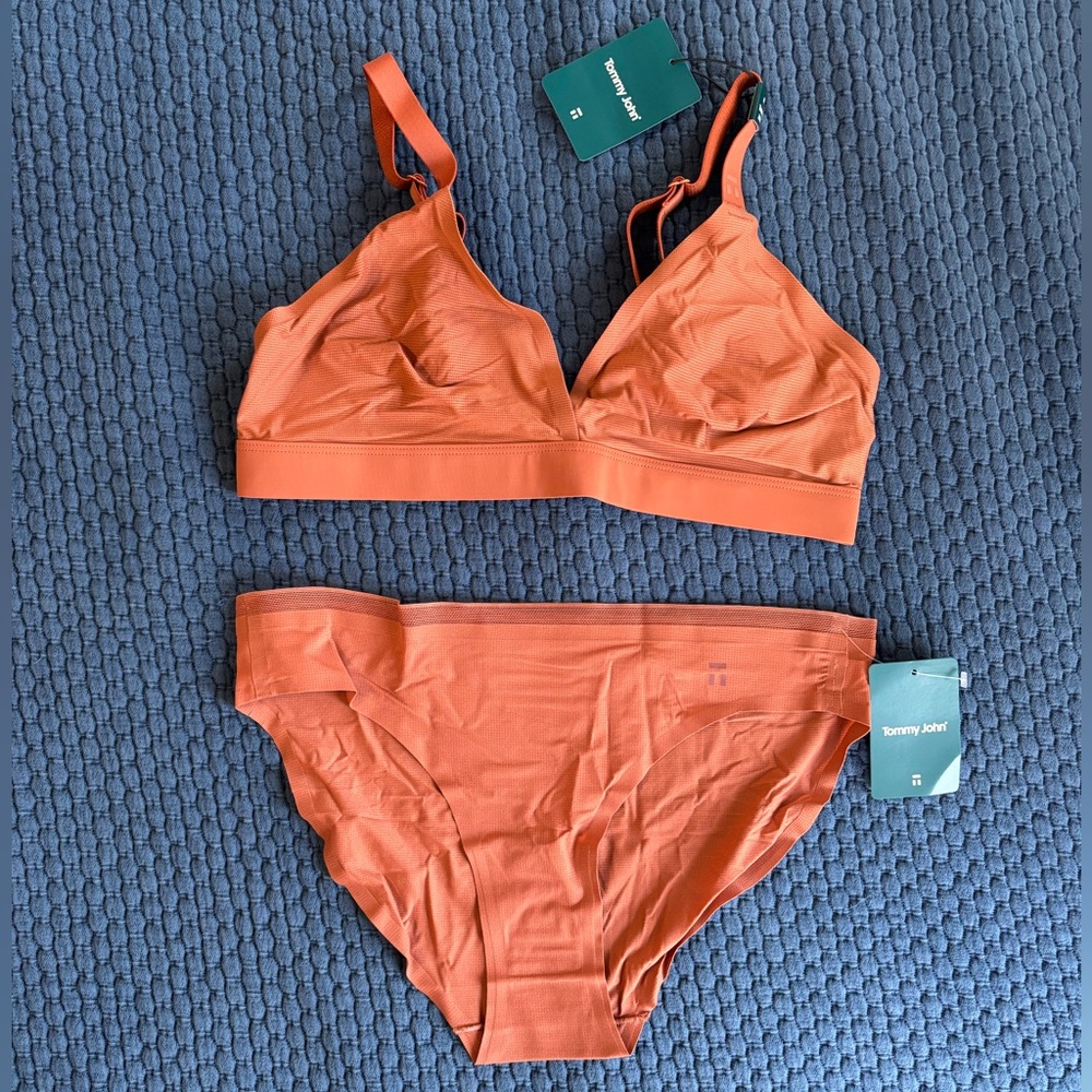 Tommy John Air Triangle Bralette & Bikini Set